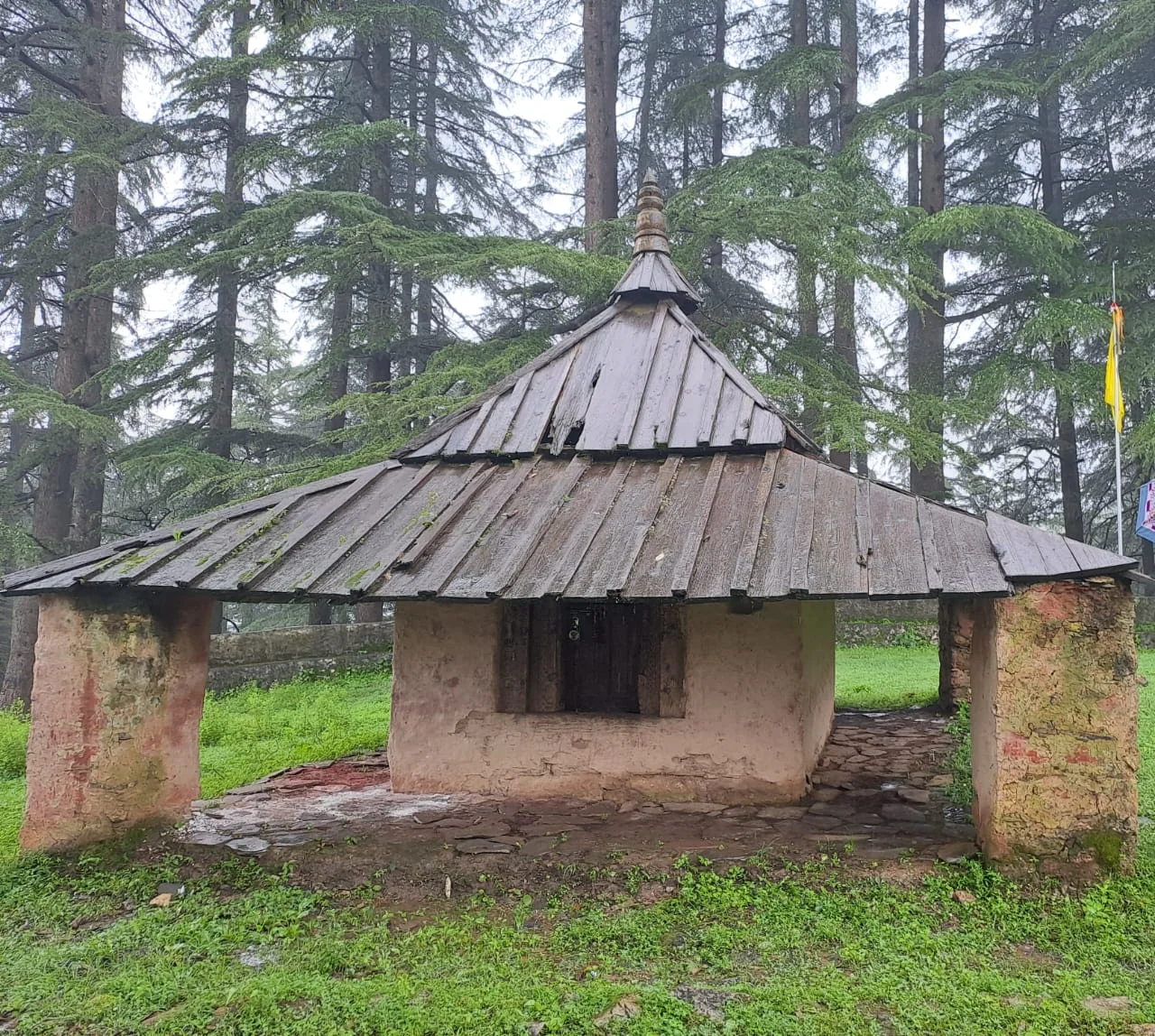 Traditional Himalayan village with local families welcoming visitors for cultural immersion